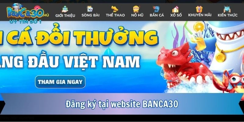 Đăng ký tại website BANCA30